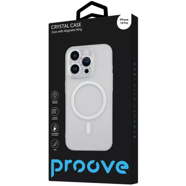Фото - Чохол для смартфону Proove Crystal Case with Magnetic Ring iPhone 14 Pro brilliance (PCCCIP14P059)